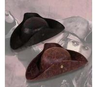 1 pezzo Cappello da marinaio/pirata in pelle marrone unisex, cappello da capitano alla moda per feste, spettacoli, costumi, maschere GraficoCloruro di polivinile