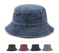 1 pezzo Cappello da sole classico vintage lavato per donne e uomini, cappello da spiaggia unisex, per tutte le stagioni primavera estate autunno inverno, con cinturino regolabile, adatto per tempo lib