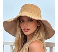1 pezzo Cappello da sole pieghevole a tesa larga da donna, protezione UV portatile per uso esterno, ombreggiatura a tesa larga, adatto per uso quotidiano, regalo perfetto per la Festa della Mamma e de