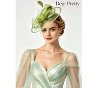 1 pezzo Cappello decorativo formale da donna - Cappello per feste del tè pomeridiano, cappello per il Kentucky Derby, accessorio per feste di cocktail di matrimonio; adatto per raduni pomeridiani quot