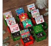 1 pezzo Carillon di Natale con campanelli musicali, ornamento in legno con suoneria, decorazione Babbo Natale arriva in città, adatto per Natale, regali per le feste, decorazione per la casa Tipo L -