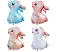 1 pezzo Carino Palloncino Gonfiabile a Forma di Coniglio, Ricaricabile e Riutilizzabile, Adatto per Vari Contesti Decorativi come Interni, Esterni, Soggiorno, Camera da Letto, Temi di Feste di Complea