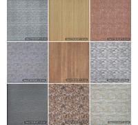 1 pezzo Carta da parati in miniatura per casa delle bambole con adesivo, adatta per modelli architettonici in scala 1:6 - 1:12 1 pezzo 10#,1 pezzo 8#,1 pezzo 9#,1 pezzo 2#,1 pezzo 3#,1 pz 1#,1 pezzo 6