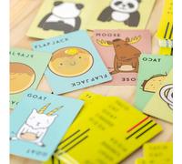 1 pezzo Carte da gioco di 9 cm a tema taco, gatto, capra, formaggio, pizza, personaggi dei cartoni animati, gioco da tavolo, gioco di intrattenimento adatto per amici, compagni di classe, Natale, Ogni