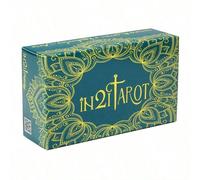 1 pezzo Carte di Tarocchi Misteriose Gioco di Divinazione Carte Gioco per Feste e Raduni In2it Tarot Carta tessile
