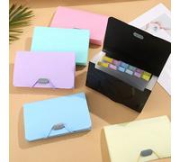 1 pezzo Cartella ad fisarmonica colorata con classificazioni a più strati e etichette per fatture e documenti formato A6, portafoglio multifunzionale, articoli scolastici rosa,blu,verde,giallo,nero,ro