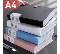 1 pezzo Cartella trasparente formato A4 per inserire pagine, ideale per premi, esami medici e altri documenti, accessori essenziali per il ritorno a scuola APolipropilene