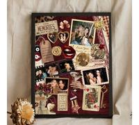 1 pezzo cartellone personalizzato stile scatola di fiammiferi per migliori amiche, arte da parete a tema scatola di fiammiferi personalizzata per BFF, modello di cartellone personalizzabile per sorell