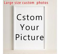 1 pezzo cartellone su tela personalizzabile di grandi dimensioni - È possibile personalizzare i propri motivi preferiti come selfie, anime, cartoni animati, musica, celebrità, paesaggi, architettura,