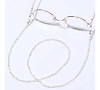 1 pezzo Catena per occhiali da donna in stile boho fatta a mano con perline, catena decorativa in acrilico alla moda, cinturino in silicone antiscivolo per collo e mascherina, ottimo regalo PPSU