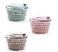 1 Pezzo Centrifuga Insalata Rucola 4 Litri 25 cm 3 Colori