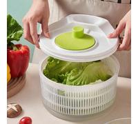 1 pezzo Centrifuga per insalata multifunzione e multicolore, disidratatore manuale per frutta e verdura, centrifuga per verdure, cestello per lavare frutta e verdura, centrifuga per insalata a doppio