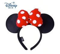 1 pezzo Cerchietto con fiocco e paillettes a forma di orecchie di Topolino, accessorio per costume da festa per donna, accessorio per capelli da regalo Nero 1 pz,Rosa 1 pz,Fiaba 1 pz,Rosso 1 pz,Versio