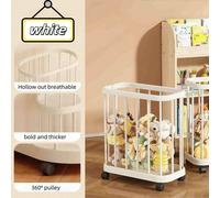 1 pezzo Cesto moderno e minimalista per lo stoccaggio di forniture yoga/biancheria/scatola di stoccaggio - Con ruote - Adatto per molteplici usi come conservazione di vestiti/pallacanestro/attrezzatur