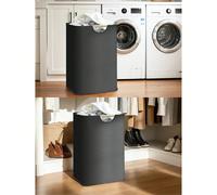 1 pezzo Cesto portabiancheria portatile di grandi e piccole dimensioni con manico, cesto per biancheria sporca per soggiorno, bagno, magliette, camicie, cesto multifunzionale per lo stoccaggio L,M,S,X