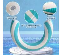 1 pezzo Ciambella da nuoto a forma di U, un compagno ideale per il tempo libero in acqua durante l'estate. Il design ad anello unico fornisce un supporto di galleggiabilità stabile e un adattamento fl