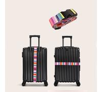 1 pezzo Cinghia regolabile con lucchetto a combinazione per valigie da viaggio, lucchetto di per bagagli, cintura antifurto per valigie, adatta per viaggi, voli, viaggi di lavoro, applicabile a borse 