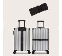 1 pezzo Cinghia regolabile con lucchetto a combinazione per valigie da viaggio, lucchetto di per bagagli, cintura antifurto per valigie, adatta per viaggi, voli, viaggi di lavoro, applicabile a borse 
