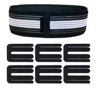 1 Pezzo Cintura Ortopedica, Benda per Sciatica, 6 Strisce di Nastro Kinesiologico, Supporto Comodo per Bacino, Vita, Schiena, Addome e Cintura di Supporto Anca, Sollievo dal Dolore all'Anca Unisex