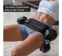 1 pezzo Cintura per sollevamento fianchi 2 in 1 per donne e uomini, attrezzatura da palestra per allenamento dei glutei, supporta esercizi con manubri, kettlebell e pesi, adatta per uso domestico, in 