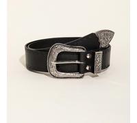 1 pezzo Cintura stile western opaca intagliata da uomo, accessorio versatile per l'estate, la scuola, il casual, gli affari, il fidanzato, il marito, il padre, regalo per gli uomini, uso quotidiano, m