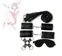 1 pezzo cintura yoga in nylon nero regolabile con benda