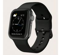 1 pezzo Cinturino in silicone per orologio sportivo, unisex, compatibile con cinturino Apple Watch da 38mm, 40mm, 41mm, 42mm, 44mm, 45mm, 49mm, compatibile con Apple Watch Series 9 Ultra, 8, SE, 7, 6,
