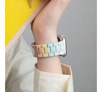 1 pezzo Cinturino per Apple Watch da donna, colori arcobaleno, compatibile con Apple Watch da 38mm, 40mm, 41mm, 42mm, 44mm, 45mm, 46mm, 49mm, cinturino minimalista color caramella, compatibile con App