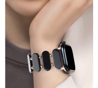 1 pezzo Cinturino per Apple Watch in resina leggero e alla moda con perline, impermeabile e resistente ai graffi, misure 38/40/41/42/44/45/49mm, 42/46mm per S10, compatibile con Apple Watch Ultra 2/1,