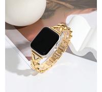 1 pezzo Cinturino per orologio da donna in metallo a forma di V di moda, compatibile con Apple Watch Ultra/SE/8/7/6/5/4/3/2/1 da 45/49/38/40/41/42/44mm, adatto come regalo per gli studenti che tornano