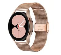 1 pezzo Cinturino per orologio in metallo color oro rosa Milano, adatto per cinturini da 20mm e 22mm in acciaio inossidabile per Samsung Smartwatch, compatibile con Samsung Galaxy Watch 3 42mm/46mm, G