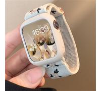 1 pezzo Cinturino per orologio in silicone con stampa floreale compatibile con Apple Watch, ideale per San Valentino 38,40,41,42,44,45,49,Ultra/ultra2Silicone
