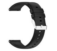 1 pezzo Cinturino per orologio in silicone nero alla moda da 20/22mm, compatibile con Samsung Galaxy Watch4/Huawei Watch GT3pro come regalo per studenti che tornano a scuola 2cm,2.2cmSilicone