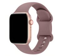 1 pezzo Cinturino per orologio in silicone nero compatibile con Apple Watch, come regalo per gli studenti che tornano a scuola 38/40/41,42/44/45/49Silicone