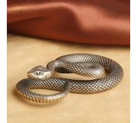 1 pezzo Ciondolo a forma di serpente zodiacale in ottone a forma di pitonessa, pendente per la ricchezza, piccoli ornamenti in rame, regali di Natale, decorazioni per feste, regali per il ritorno a sc