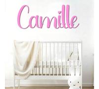 1 pezzo Ciondolo decorativo da parete personalizzato, che può essere personalizzato con nomi, e si possono scegliere diversi font e colori. È una decorazione per la casa con lettera personalizzata, ad