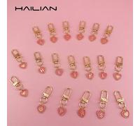 1 pezzo Ciondolo portachiavi con nappina e orchidea cattleya, stile chic, regalo per borse da spiaggia, matrimonio e festival primaverili/estivi L,M,S,A,B,C,D,E,F,G,H,I,J,K,N,O,P,Q,R,T,W,Y,Z,U,V,XLett