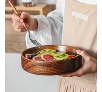 1 pezzo Ciotola di legno, Ciotola per insalata in legno di noce creativa, Ciotola vintage per frutta, Ciotola contenitore 15 centimetri,16 centimetri,15 cm2 pezzi,16com2pz,15 cm + 16 cm,16 cm/2 pezziL