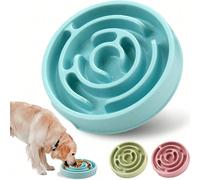 1 pezzo Ciotola per cani con labirinto a spirale, previene il soffocamento e promuove la digestione, base antiscivolo anti-morso anti-ribaltamento, riduce la noia e l'ansia, adatta per cani, gatti, cu