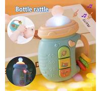 1 pezzo, Ciuccio con sonaglio per bambino, giocattolo educativo con luce, musica e suono per calmare e tranquillizzare neonati e bambini piccoli Tagli UnicaFumettoABS