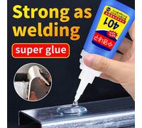 1 pezzo Colla da saldatura super resistente 401, colla per riparazione scarpe adatta per incollare scarpe, ceramiche, metallo, plastica, adesivo universale multi-uso ad asciugatura rapida, per il rito