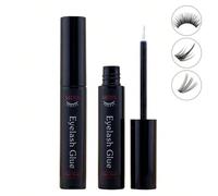 1 pezzo Colla per ciglie finte trasparente 6ml, adesivo professionale per estensioni ciglie super forte, resistente all'acqua, senza lattice, adatto per persone sensibili, uso domestico e da viaggio, 