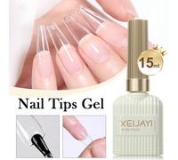 1 pezzo Colla per unghie da 15ml, adatta per adesivi per unghie acriliche, unghie finte, accessori per arte di unghie, adatta per donne per il fai-da-te a casa e per l'uso nei saloni di bellezza ABS