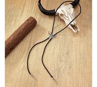 1 pezzo Collana bolo cowgirl con ciondolo a forma di testa di mucca in turchese blu Tagli UnicaPoliestere