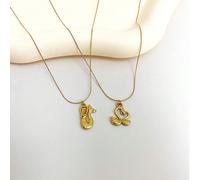 1 pezzo Collana con pendente in acciaio inossidabile impermeabile e resistente alla scolorimento, a forma di sirena e cigno, adatta per l'uso quotidiano delle donne, accessorio estivo da spiaggia 40+5