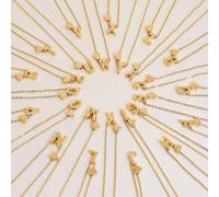 1 pezzo Collana con pendente semplice e alla moda con dettaglio a forma di cuore e lettera, adatta per uso quotidiano di uomini e donne, ideale come regalo per San Valentino, mamma, madre, festa della