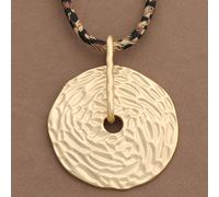1 pezzo Collana di moda 2025 nuova, di lusso, in stile retrò con motivo leopardato, pendente a fiore martellato di grandi dimensioni color oro opaco, catena da 18"+2" estensibile, adatta per uso quoti