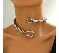 1 pezzo Collana regolabile flessibile premium per donna, può essere indossata come choker, collana o bracciale, adatta per uso quotidiano e da festa, accessori da donna, gioielli autunno/inverno da do