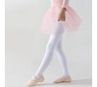 1 pezzo Collant termici bianchi per ragazze, leggings per bambini da indossare sotto in inverno, pantaloni termici spessi per bambini per la vita quotidiana e la danza, eleganti per l'autunno (adatti 