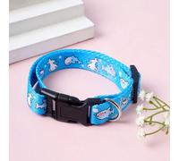 1 Pezzo Collare Per Animali Domestici In Nylon Largo 2 Cm Con Motivo Squalo Blu, Adatto Per Cani Piccoli Come Il Teddy E Il Bichon Frise Da Usare Quando Si Esce L,M,S,XSAnimalePoliammide